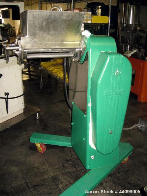 Used Stokes Oscillating Granulator, Model 900-43-6, Stainless Steel. Includes a rotor, missing bottom chute. Driven by a 1hp, 230/460 volt motor with controls. Serial#T-664229, Lot#669101.