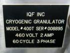 Used- IQF Cryogenic Granulator, Model 400T