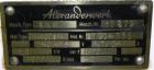 Used Stainless Steel Alexanderwerk Moist Granulation Machine, Model GA 65/SKM