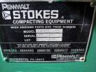 Used Stokes Oscillating Granulator, Model 900-43-6, Stainless Steel. Includes a rotor, missing bottom chute. Driven by a 1hp, 230/460 volt motor with controls. Serial#T-664229, Lot#669101.