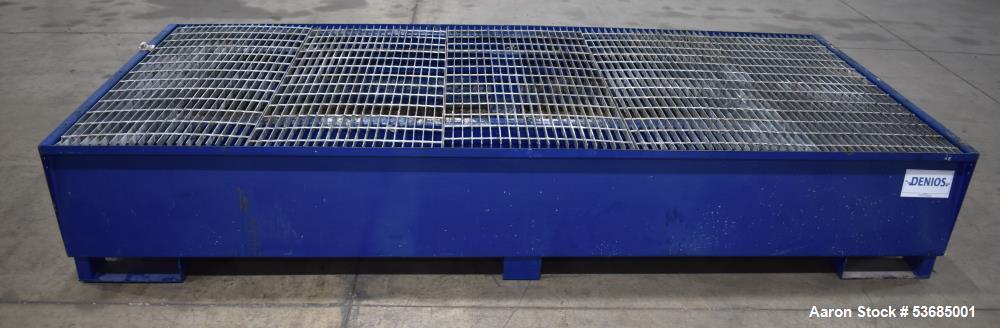 Used Denios IBC Spill Containment Pallet System – 2-Tote Capacity, 500-Gallon Sump