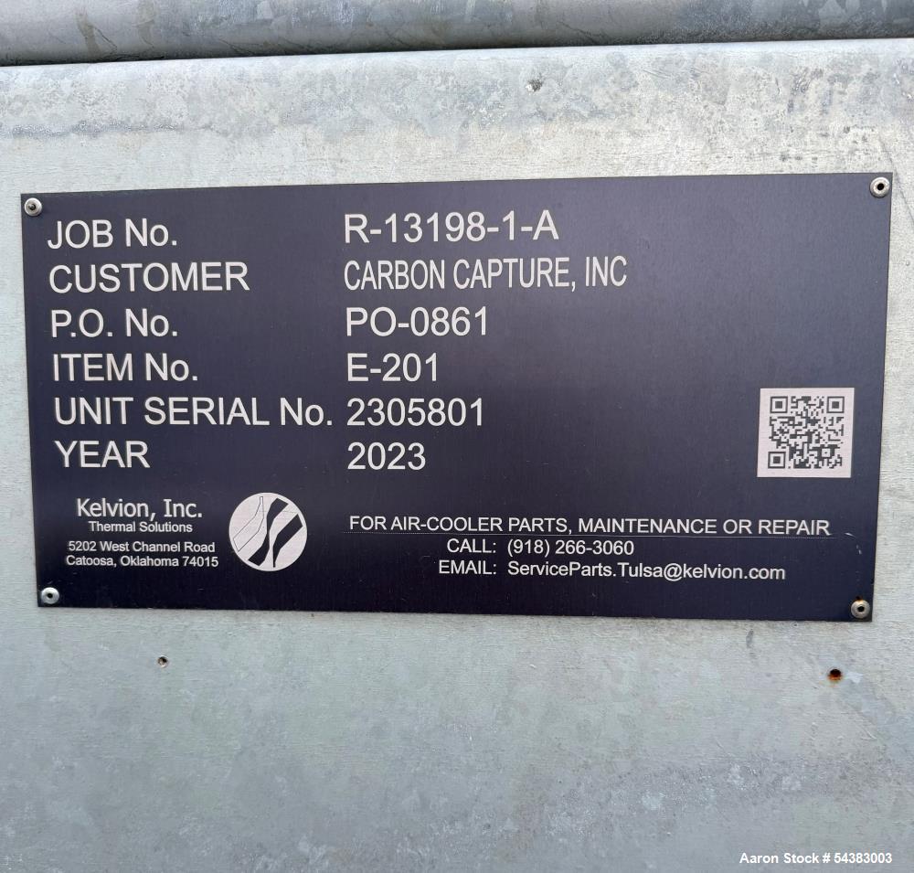 Kelvion Air Cooled Heat Exchanger SA-249 TP304 Stainless Steel 300 Sq Ft