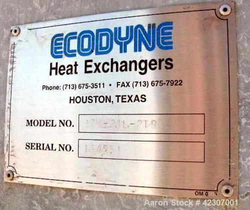 Used- Ecodyne Air Cooled Fin Fan Heat Exchanger, 1860 Extended Square Feet, 39,000 Bare Square Feet, Model 12W-24L-2T9, Carb...