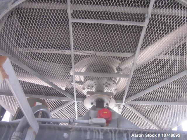 Used Fabsco Air Fin Cooler. Extended sq. ft. 35,000, bare sq. ft. 1649. 805 psi, temp. deg. F. 500. 210 Tubes, tube length 30', tube diameter 1". 4 passes, 1 section, 4 rows per section. (2) 20 hp fa...