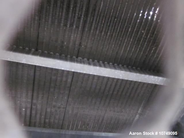 Used Fabsco Air Fin Cooler. Extended sq. ft. 35,000, bare sq. ft. 1649. 805 psi, temp. deg. F. 500. 210 Tubes, tube length 30', tube diameter 1". 4 passes, 1 section, 4 rows per section. (2) 20 hp fa...