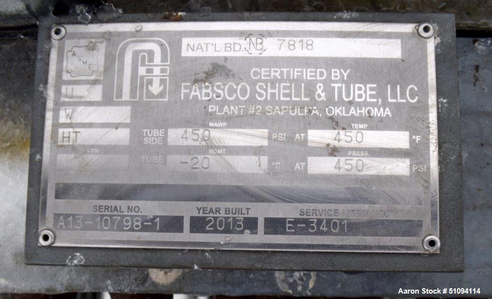 Used Fabsco Fin Air Fin Fan Heat Exchanger
