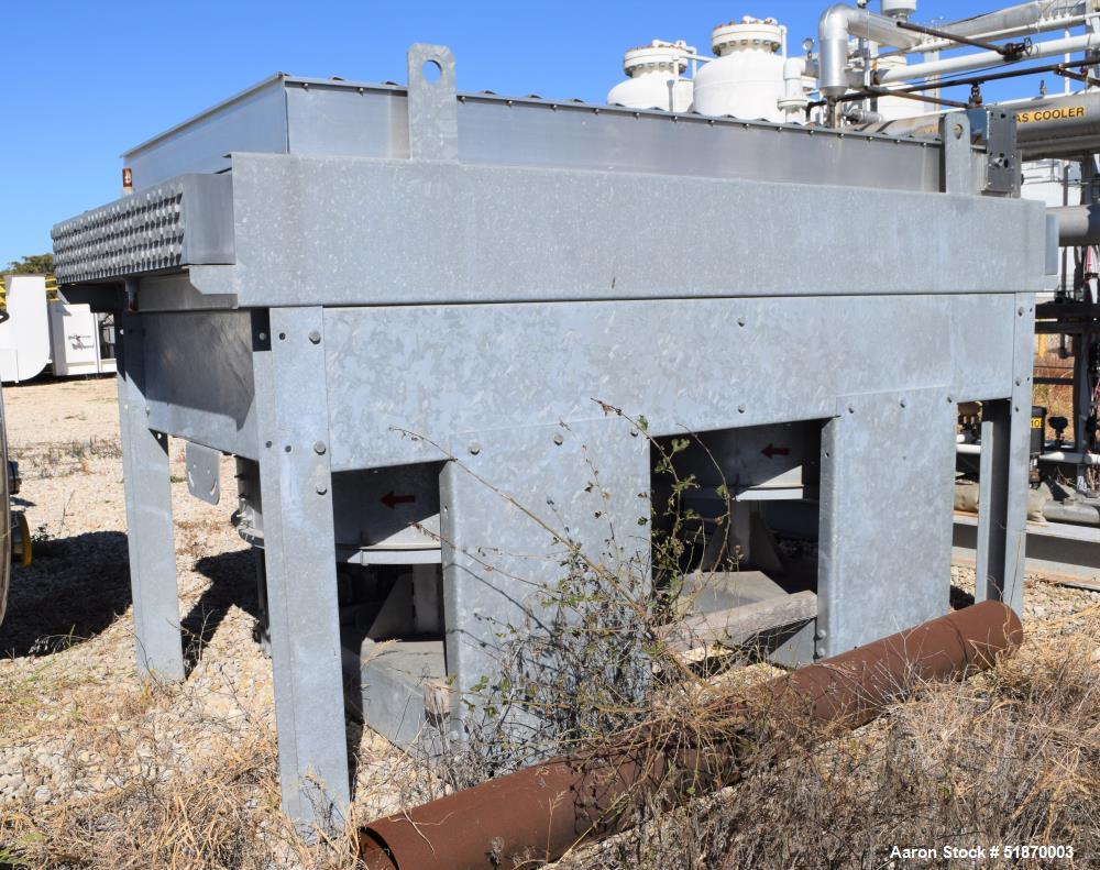 Unused- Fabsco Fin Air Cooled Heat Exchanger, Approximate 741 Square Feet, Carbon Steel, Horizontal. Heat exchanged 1,1000,000 Btu/hr. (118) 1" Diameter x 12' long tubes rated 900 psi at -20 to 500 d...