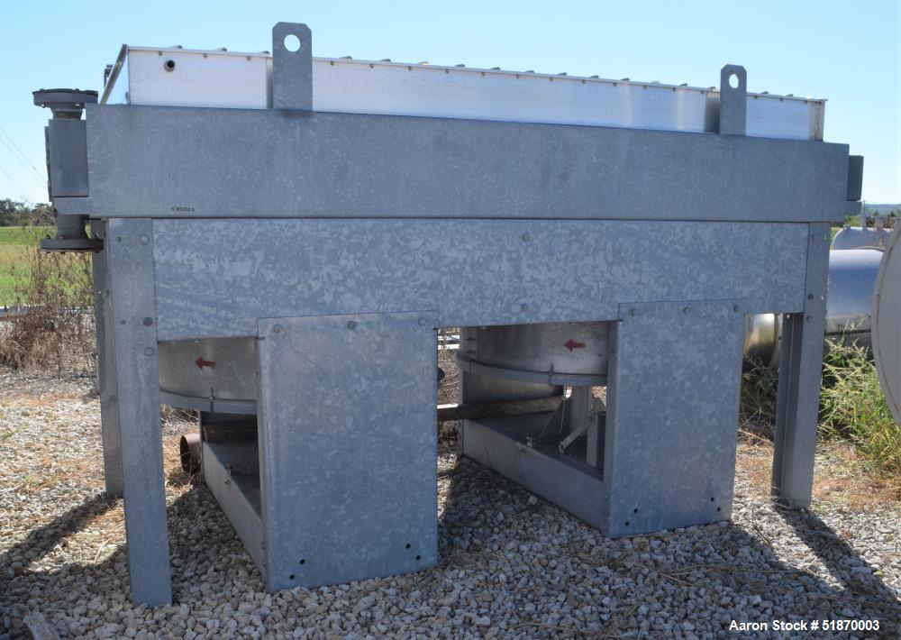 Unused- Fabsco Fin Air Cooled Heat Exchanger, Approximate 741 Square Feet, Carbon Steel, Horizontal. Heat exchanged 1,1000,000 Btu/hr. (118) 1" Diameter x 12' long tubes rated 900 psi at -20 to 500 d...