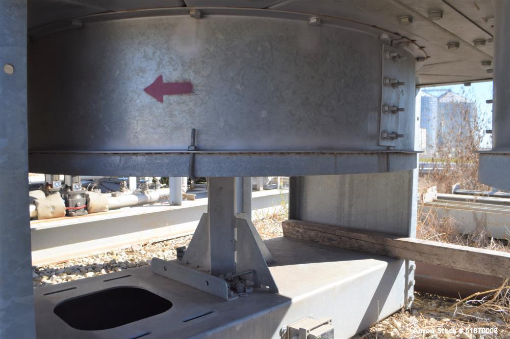 Unused- Fabsco Fin Air Cooled Heat Exchanger, Approximate 741 Square Feet, Carbon Steel, Horizontal. Heat exchanged 1,1000,000 Btu/hr. (118) 1" Diameter x 12' long tubes rated 900 psi at -20 to 500 d...