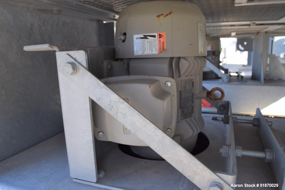 Unused- Fabsco (4) Tube Section Fin Fan Heat Exchanger, Approximate 389 Total Square Feet, Carbon Steel . (2) Tube sections each with (34) 3/4"diameter x 12' long tubes rated 100 psi at -20 to 500 de...