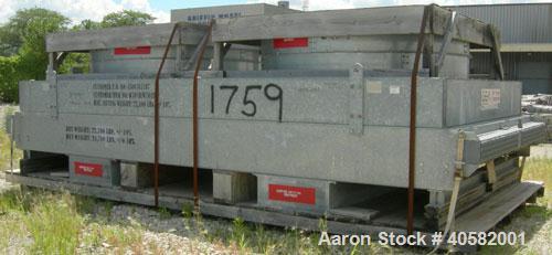 Unused- GEA Rainey Corp. Air Cooled Fin Fan Heat Exchanger, 1,458 square feet. Twin top fan design. Galvanized frame, carbon steel fin tubes. (232) 1" OD x .65 x 24' long SA-214 carbon steel tubes, 4...