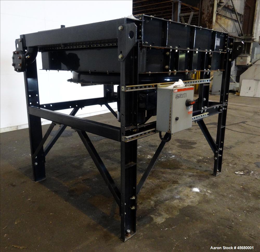 Used IEA Remote Horizontal Cooler/ Radiator, Model HC025S28. Approximate 25 square feet, copper louvered core, model 9LJ6, maximum operating pressure 20 psig, maximum operating temperature 225 degree...
