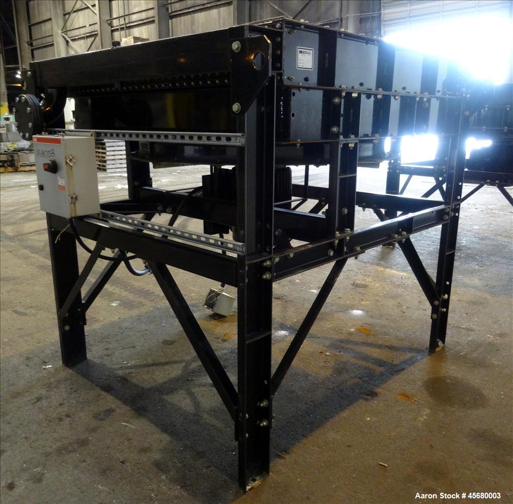 Used IEA Remote Horizontal Cooler/ Radiator, Model HC025S28. Approximate 25 square feet, copper louvered core, model 9LJ6, maximum operating pressure 20 psig, maximum operating temperature 225 degree...
