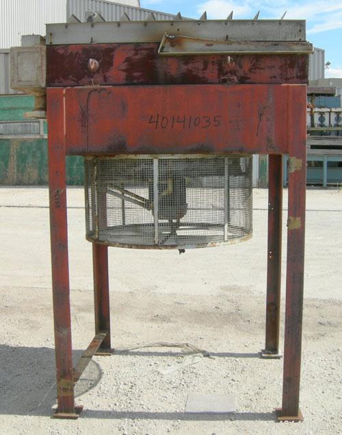 Unused-Used: Hoffman Process fin fan heat exchanger, model 1FDO404031, approximately 70 square feet, 316L stainless steel header. (66) 1" diameter x 4'8" long 316L stainless steel "U" tube bundle wit...