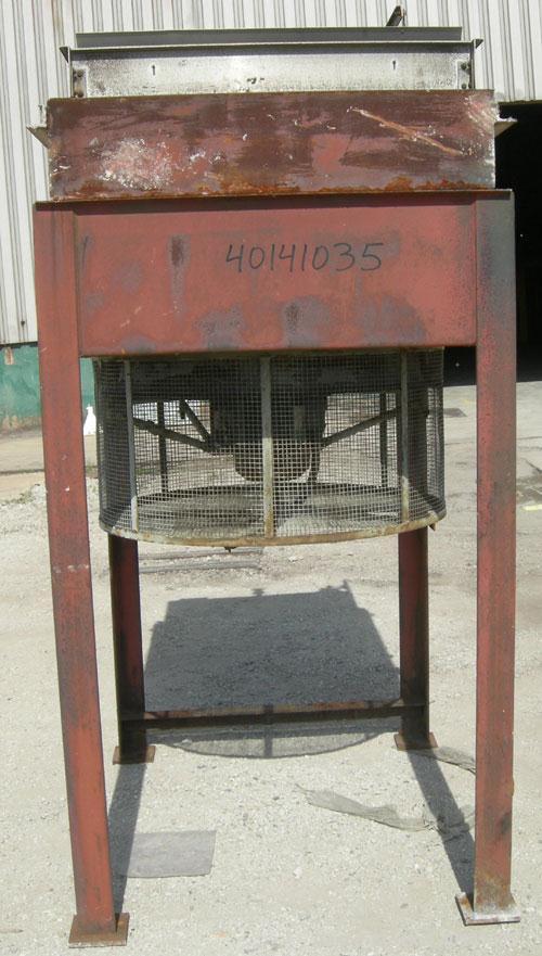 Unused-Used: Hoffman Process fin fan heat exchanger, model 1FDO404031, approximately 70 square feet, 316L stainless steel header. (66) 1" diameter x 4'8" long 316L stainless steel "U" tube bundle wit...