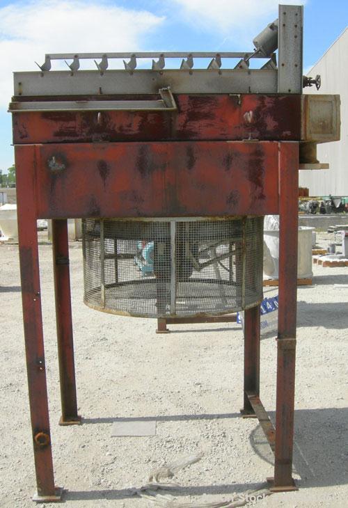 Unused-Used: Hoffman Process fin fan heat exchanger, model 1FDO404031, approximately 70 square feet, 316L stainless steel header. (66) 1" diameter x 4'8" long 316L stainless steel "U" tube bundle wit...