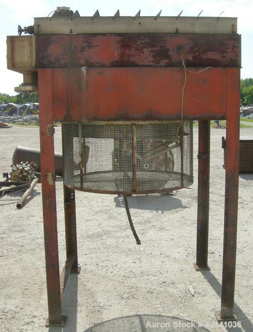 Used: Hoffman Process fin fan heat exchanger, model 1FDO404031, approximately 70 square feet, 316L stainless steel header. (66) 1" diameter x 4'8" long 316L stainless steel "U" tube bundle with alumi...