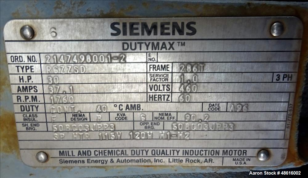 Used Amercool Air cooled Heat Exchanger / Radiator, Model 1 F40-132-2.