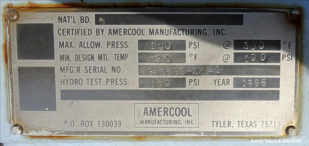 Used Amercool Air cooled Heat Exchanger / Radiator, Model 1 F40-132-2.
