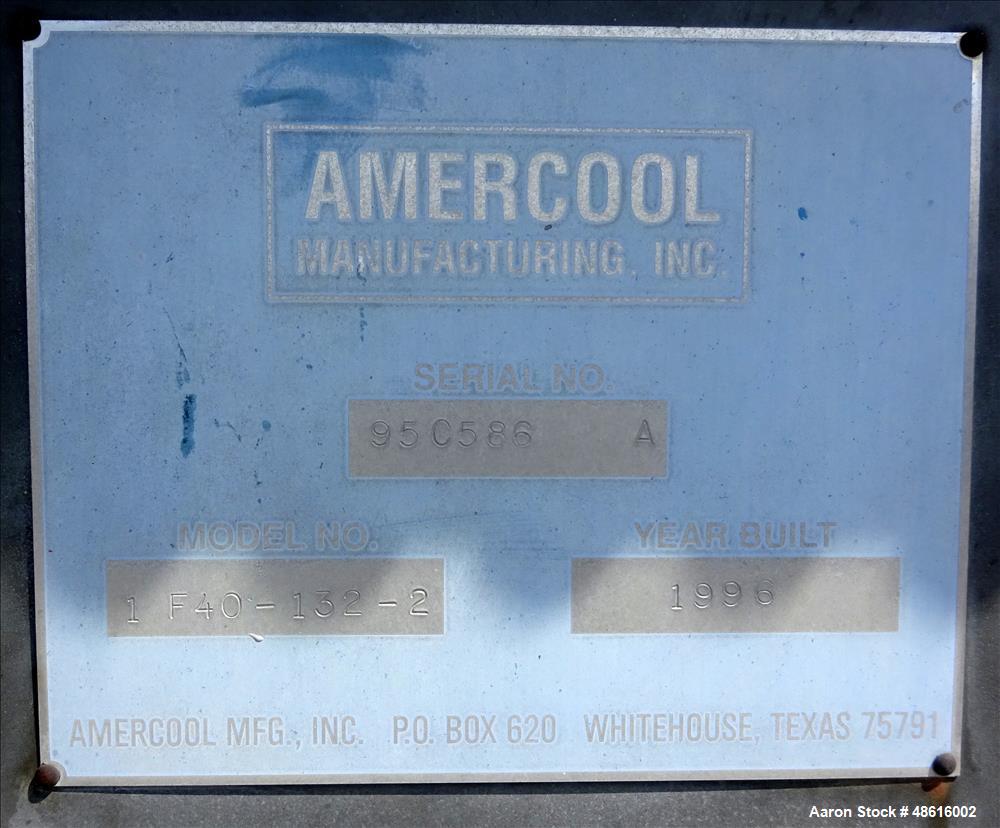Used Amercool Air cooled Heat Exchanger / Radiator, Model 1 F40-132-2.