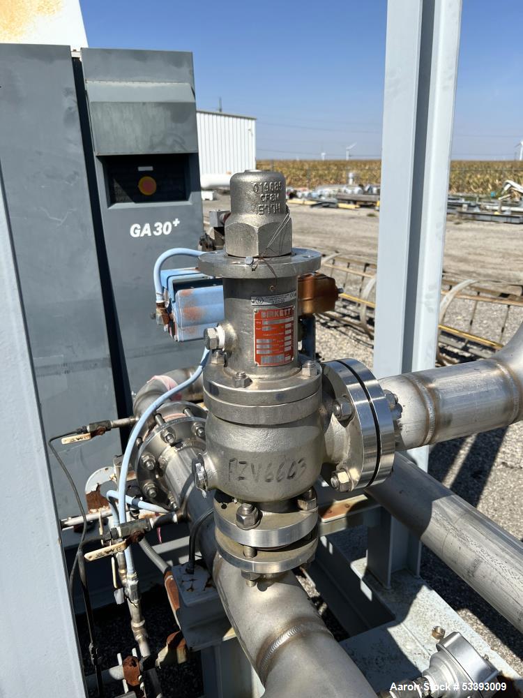 Used – Xchanger Inc. AA-1750 Air Cooled Heat Exchanger Skid – 24" Fan, 30 HP Motor