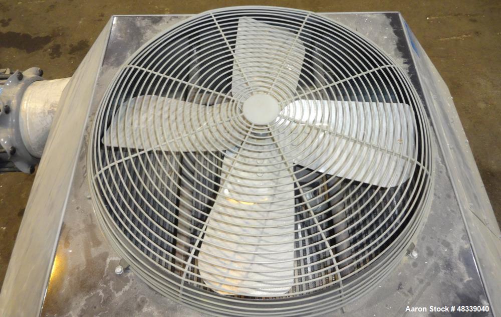 Used XChanger AA Series Industrial Air Cooled Heat Exchanger, Model AA-2750, Part# 47874. Performance process air volumetric flow rate 2,592 cubic feet per minute, total fluid entering 11,664 pounds ...
