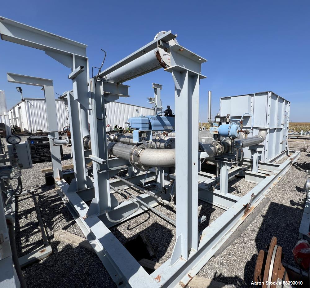 Used – Xchanger Inc. AA-2750 Air Cooled Heat Exchanger Skid – Dual Units, 24" Fan, 400 HP Motor