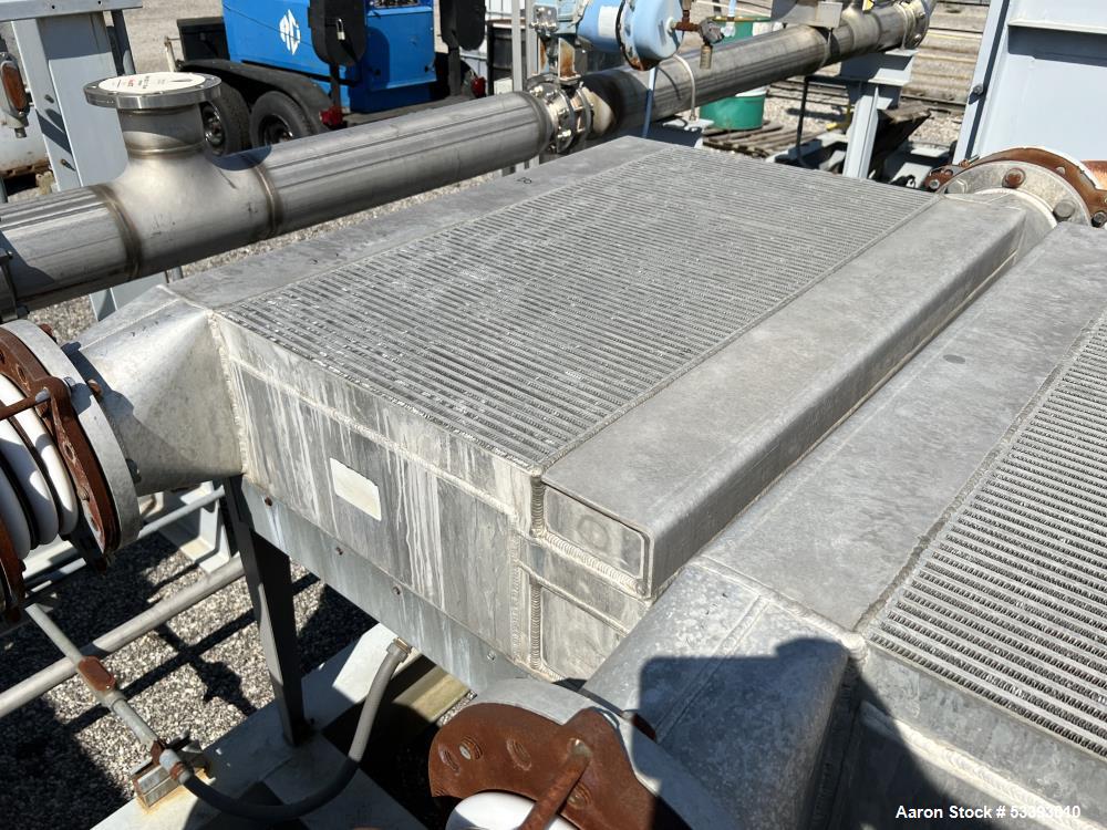 Used – Xchanger Inc. AA-2750 Air Cooled Heat Exchanger Skid – Dual Units, 24" Fan, 400 HP Motor