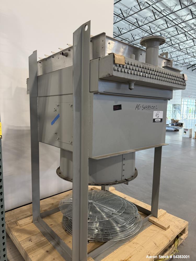 Kelvion, Inc. – Thermal Solutions, Air Cooled  Fin Fan Heat Exchanger, Stainless steel. Approximately 164 sqft area.