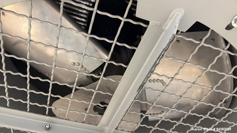 Kelvion, Inc. – Thermal Solutions, Air Cooled  Fin Fan Heat Exchanger, Stainless steel. Approximately 164 sqft area.