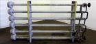 Used Stainless Steel Brown Fin Tube Co. Heat Exchanger, Hot Oil, 132.1 SQ. FT