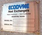 Used Ecodyne Air Cooled Fin Fan Heat Exchanger, 1860 Extended Square Feet, 39,000 Bare Square Feet, Model 12W-24L-2T9, Carbon Steel. Rtaed 150 psi at 200 deg.f.. (296) 1