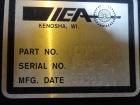 Used IEA Remote Horizontal Cooler/ Radiator, Model HC025S28. Approximate 25 square feet, copper louvered core, model 9LJ6, maximum operating pressure 20 psig, maximum operating temperature 225 degree...