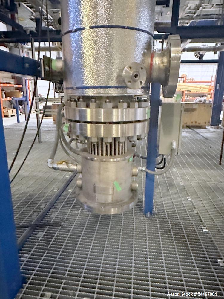 Unused Gaumer Process Stainless Steel Electric Heater. 600 PSIG @ 10 to 1000 degrees F,  Design: 180 KW.  12" diameter x 164" long. 3/60/480v. Serial # 23-C34349-03A, Built 2023.