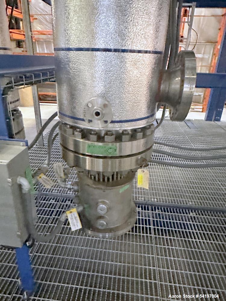 Unused Gaumer Process Stainless Steel Electric Heater. 600 PSIG @ 10 to 1000 degrees F,  Design: 180 KW.  12" diameter x 164" long. 3/60/480v. Serial # 23-C34349-03A, Built 2023.
