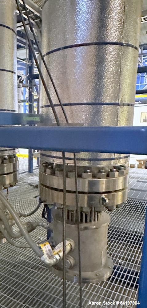 Unused Gaumer Process Stainless Steel Electric Heater. 600 PSIG @ 10 to 1000 degrees F,  Design: 180 KW.  12" diameter x 164" long. 3/60/480v. Serial # 23-C34349-03A, Built 2023.