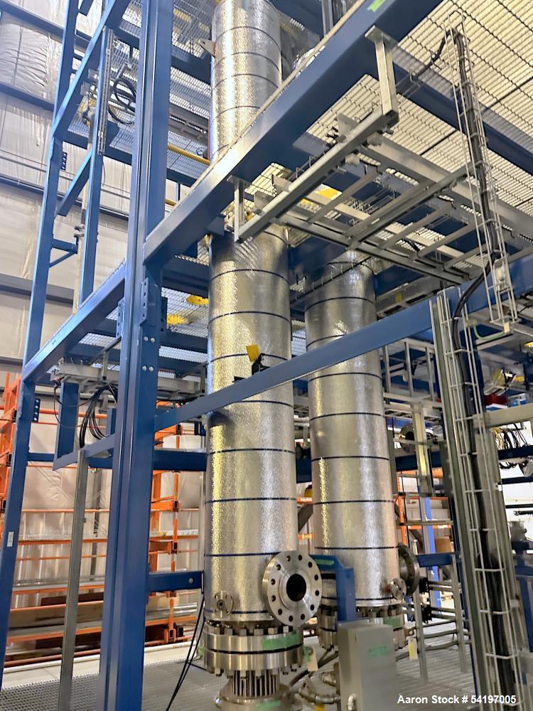 Unused Gaumer Process Stainless Steel Electric Heater. 600 PSIG @ 10 to 1000 degrees F, Design: 180 KW.  12" diameter x 164" long. 3/60/480v. Serial # 23-C34349-03A, Built 2023.