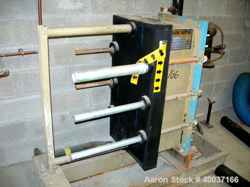 Used-Used: Alfa Laval Plate Heat Exchanger, Model M10-BFG, 255 square feet. Rated 150 psi at 230 deg.f.. Built 1993.