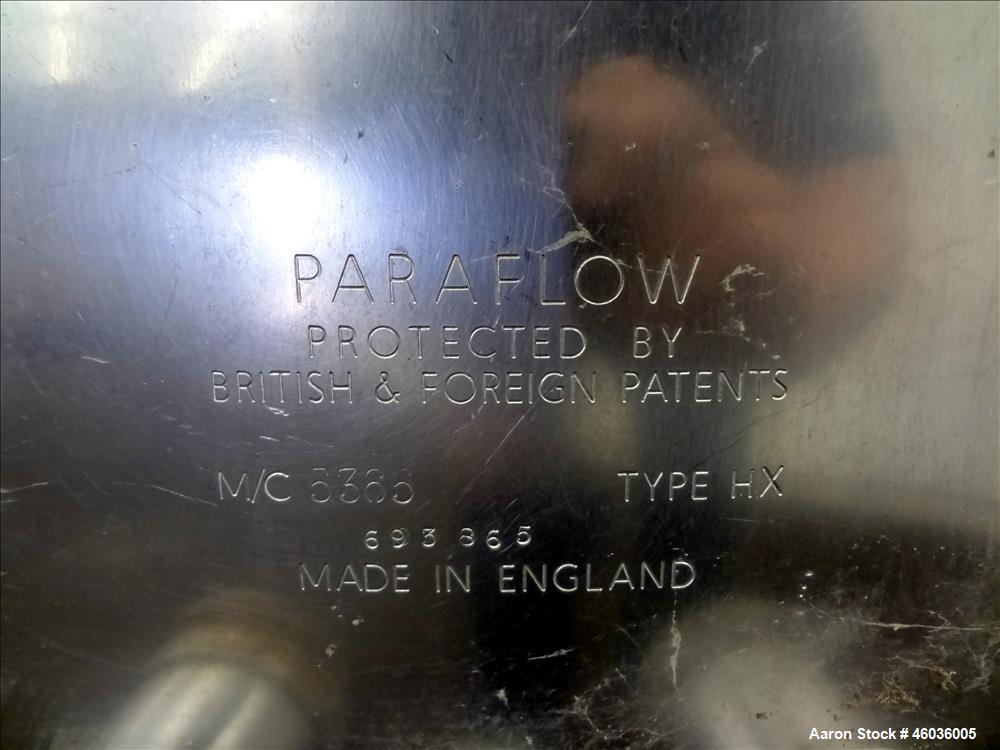 Used APV Paraflow Plate Heat Exchanger, Type HX.