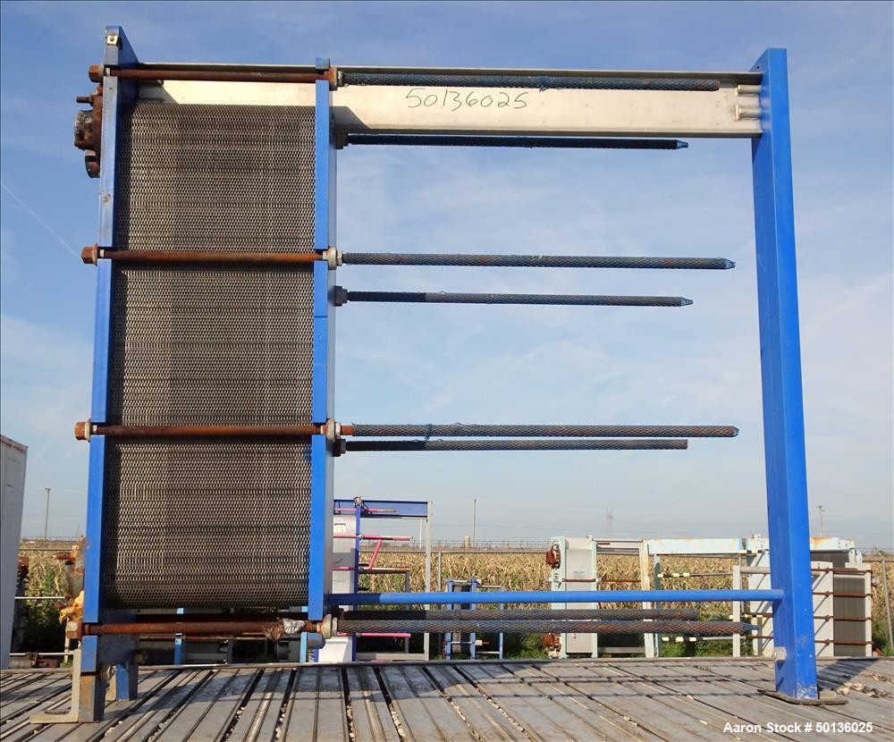 Used APV Plate Heat Exchanger, Stainless Steel