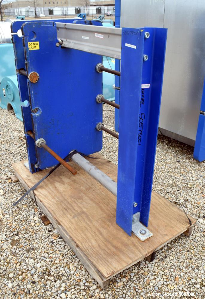 Used APV Plate Heat Exchanger, Model Q030 M-10