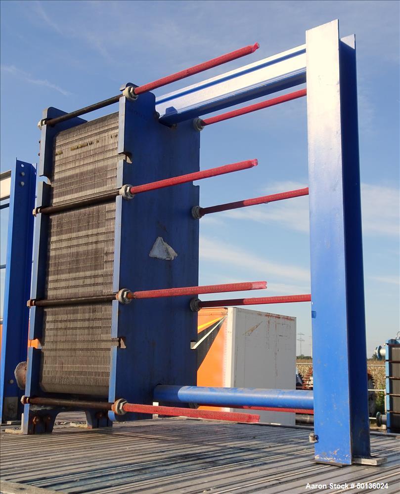 Used APV Plate Heat Exchanger, Stainless Steel.