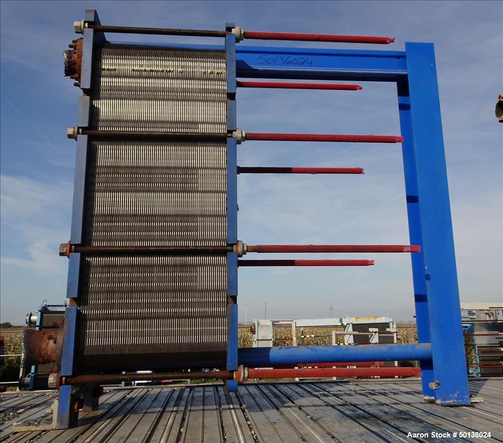 Used APV Plate Heat Exchanger, Stainless Steel.