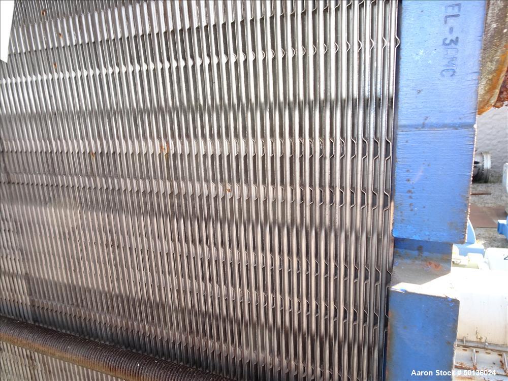 Used- APV Plate Heat Exchanger, Stainless Steel.