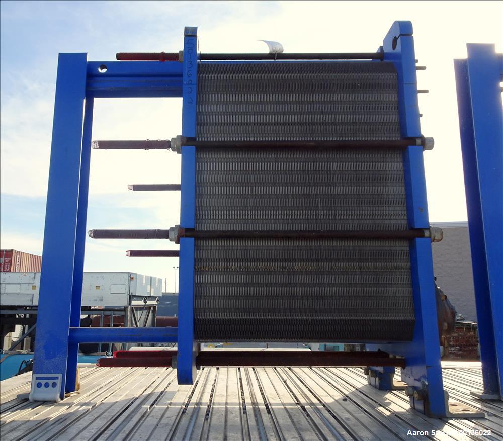 Used APV Plate Heat Exchanger, Model TR9GLMGS 11, 316 Stainless Steel