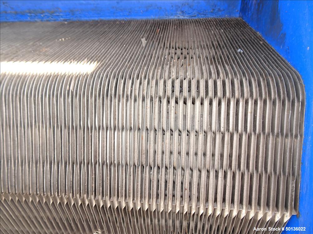 Used- APV Plate Heat Exchanger, Model TR9GLMGS 11, 316 Stainless Steel