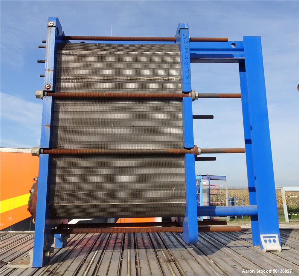 Used APV Plate Heat Exchanger, Stainless Steel