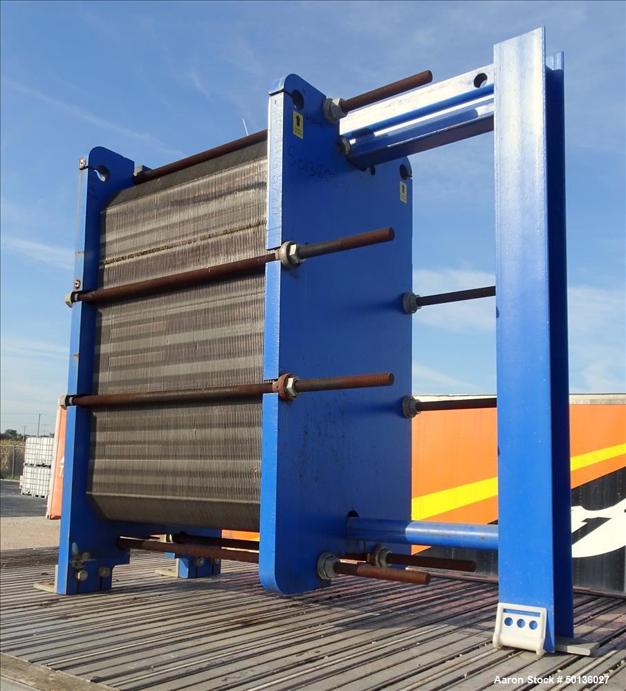 Used- APV Plate Heat Exchanger, Stainless Steel