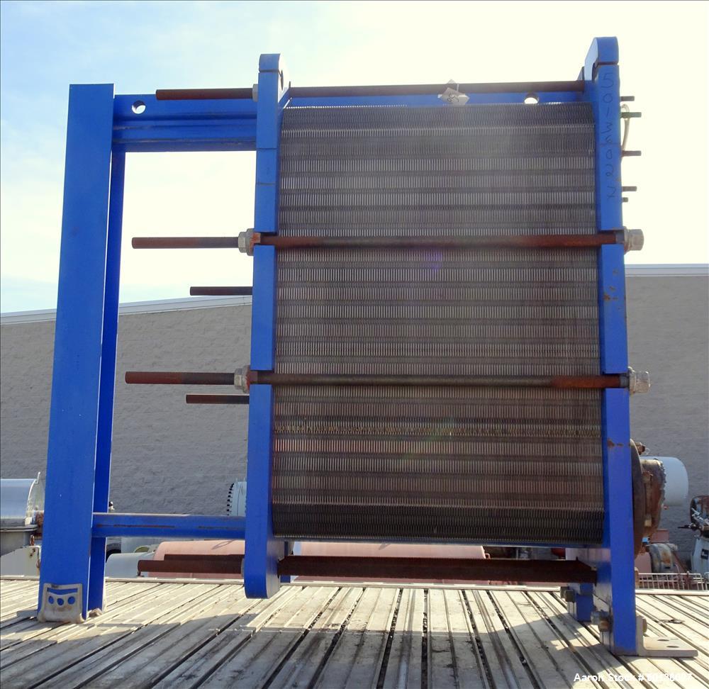 Used- APV Plate Heat Exchanger, Stainless Steel