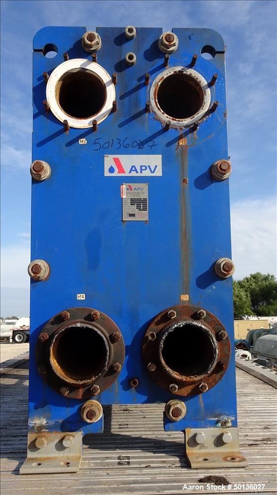 Used- APV Plate Heat Exchanger, Stainless Steel